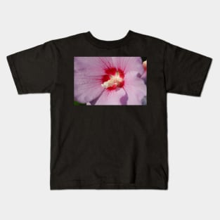 Hibiscus, purple, flower, pistil Kids T-Shirt
